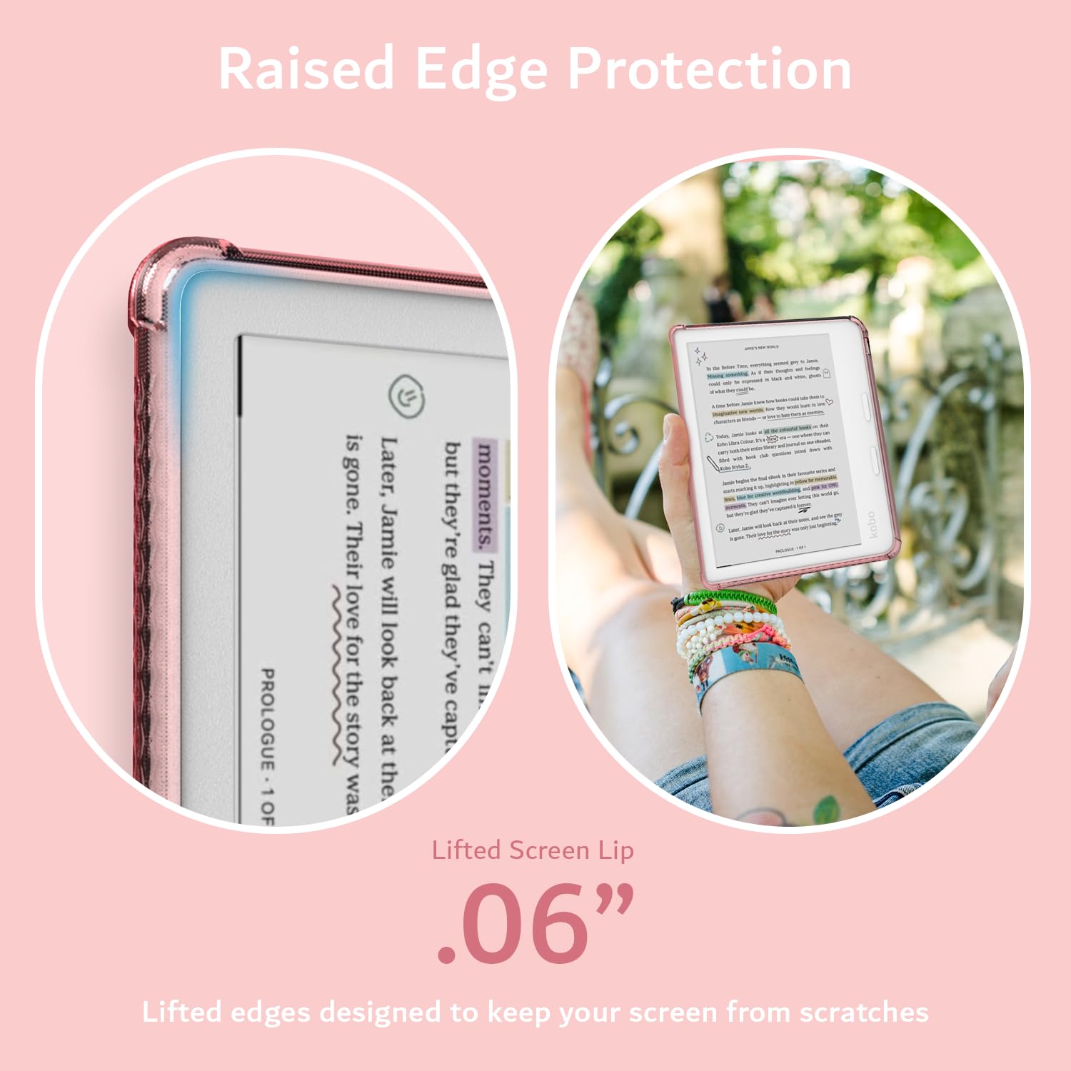 Amazon.co.jp: 「黄変防止・落下保護」TUDIA SKN Kobo Libra Colour 用